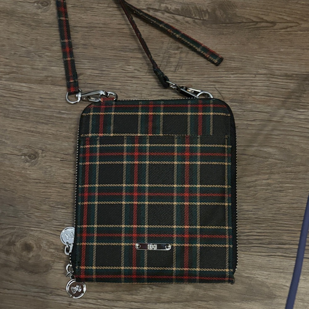 Coco + Carmen Plaid Crossbody Bag